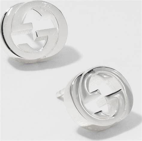 gucci leren studs|Gucci silver studs.